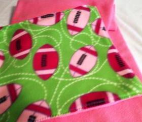 Pink Football Flillow
