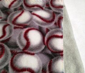Gray Baseball Flillow