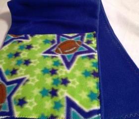 Blue Football Flillow