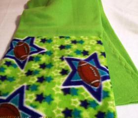 Green Football Flillow